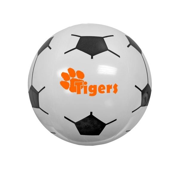 TGB92140-SC 9" Inflatable Soccer Beach Ball With Custom Imprint